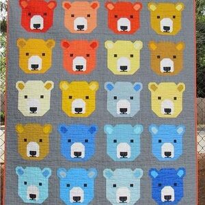 Colorful Bear Quilt Kit